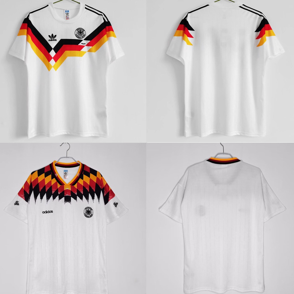 1990 年德國主場 1994 年德國主場高品質復古足球球衣