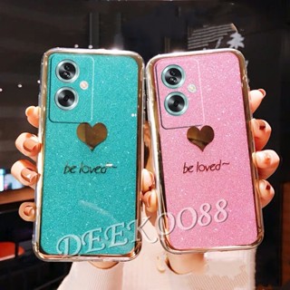適用於 OPPO A79 A38 OPPOA79 OPPOA38 5G 新款手機殼閃光電鍍被愛智慧型手機外殼保護後蓋硬殼