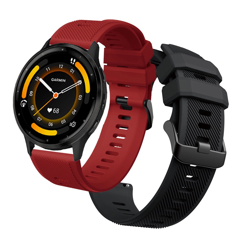 Garmin Venu 3 腕帶 硅膠手環 佳明 Garmin Venu3 智慧手錶錶帶 硅膠錶帶 手鏈 手環 腕帶