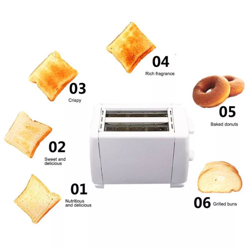 110V家用全自動烤麵包機多士爐 三明治早餐吐司機麵包機 Toaster