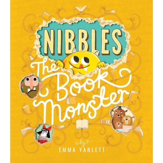 Nibbles: The Book Monster(精裝)/Emma Yarlett【禮筑外文書店】