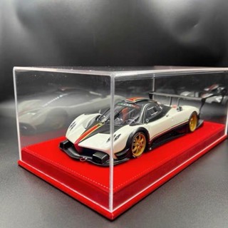 1:18汽車模型亞克力展示盒防塵罩一件式皮底AutoartCMC模型收藏專用