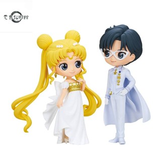 元氣招財 Qposket美少女戰士Sailor Moon月野兔倩妮迪地場衛婚紗擺件手辦玩具公仔