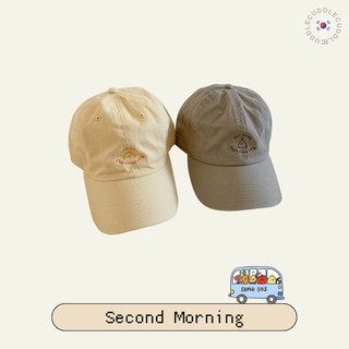 韓國文創•Second morning 刺繡logo老帽
