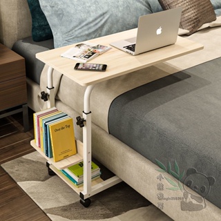 電腦桌懶人床邊桌 台式家用簡約書桌 宿舍簡易床上小桌子 可移動升降