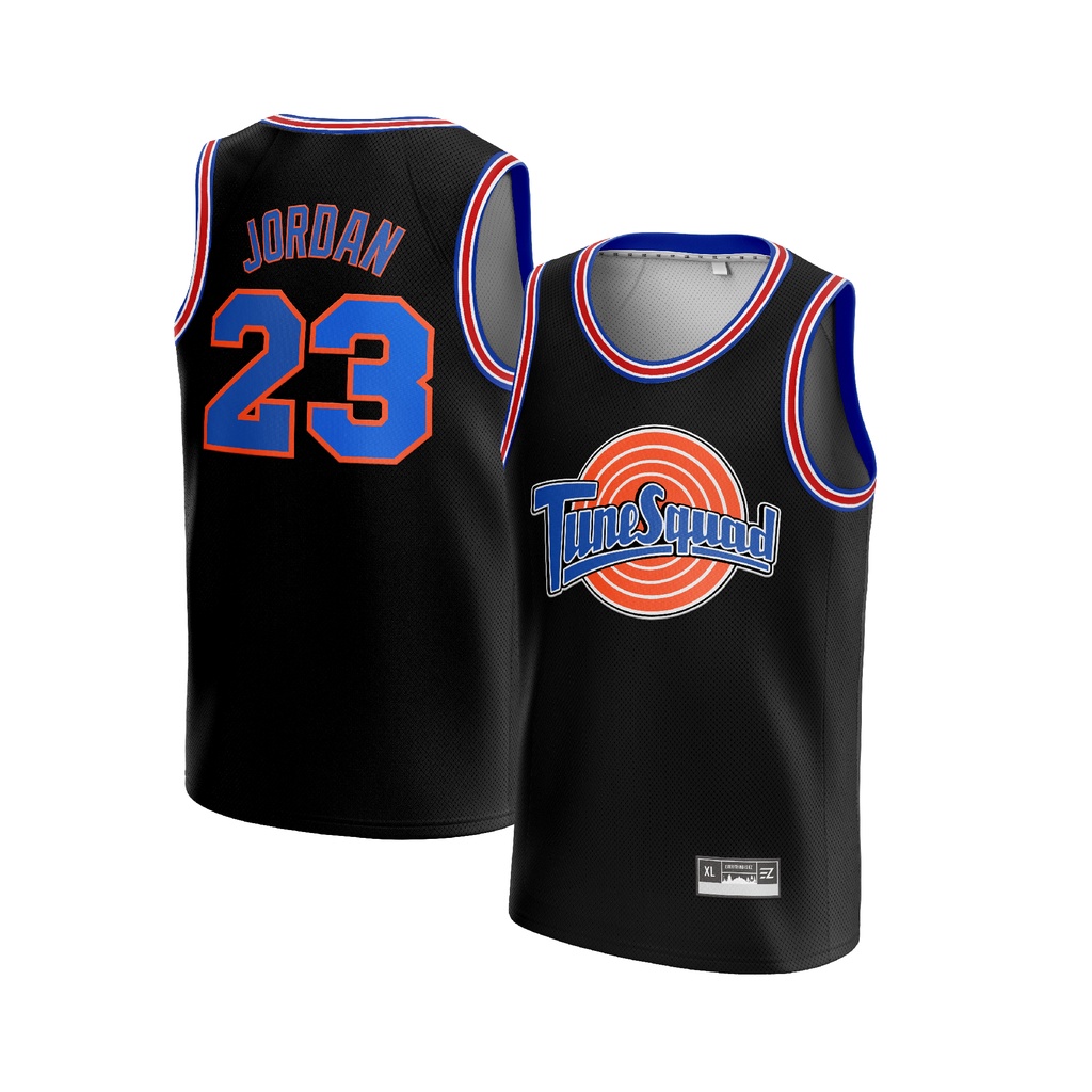 Hitam 球衣 Michael Jordan Tune Squad 23rd 黑色 Swingman 籃球 NBA T