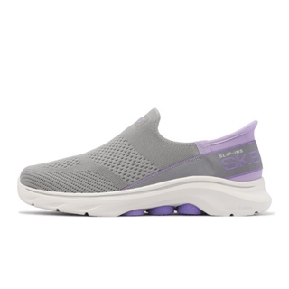 Skechers 休閒鞋 Go Walk 7-Mia Slip-Ins 灰紫 套入式 女鞋 ACS 125231GYLV