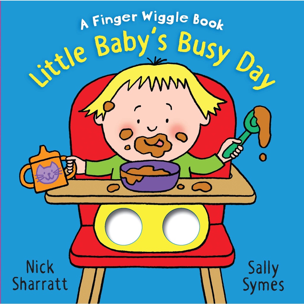 Little Baby's Busy Day: A Finger Wiggle Book (硬頁遊戲書)(硬頁書)/Sally Symes【三民網路書店】