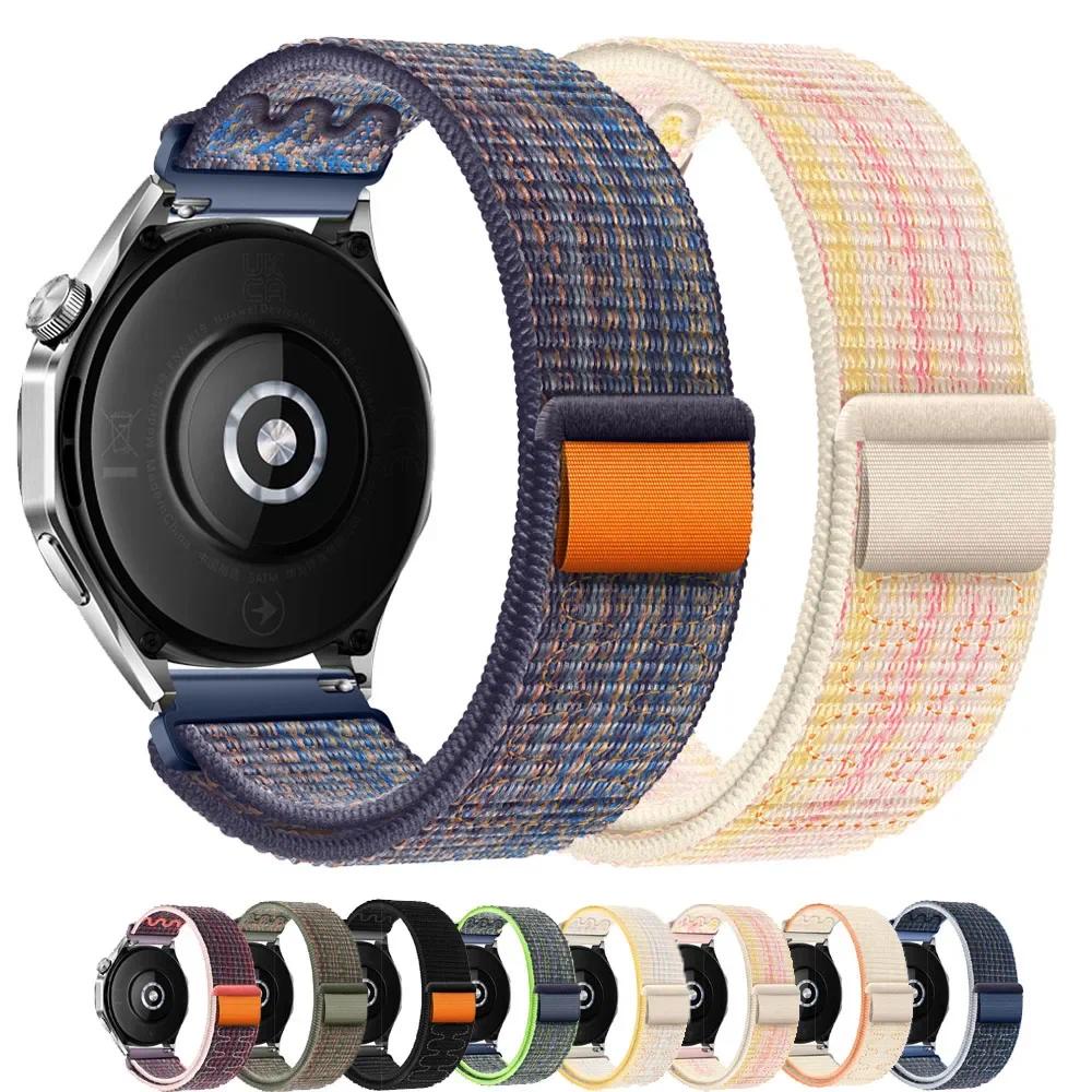 SAMSUNG 20/22 毫米尼龍錶帶適用於三星 Galaxy Watch 6/5/pro 45 毫米 44 4 錶帶