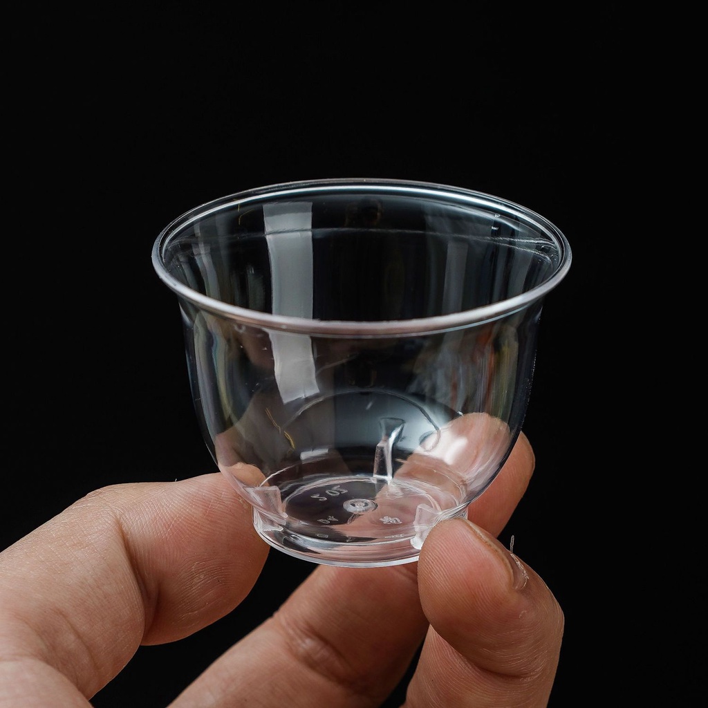 ♛試飲杯♛現貨 功夫茶杯航空水晶杯硬塑杯PS塑膠杯 一次性 茗茶杯小酒杯茶杯飲料杯