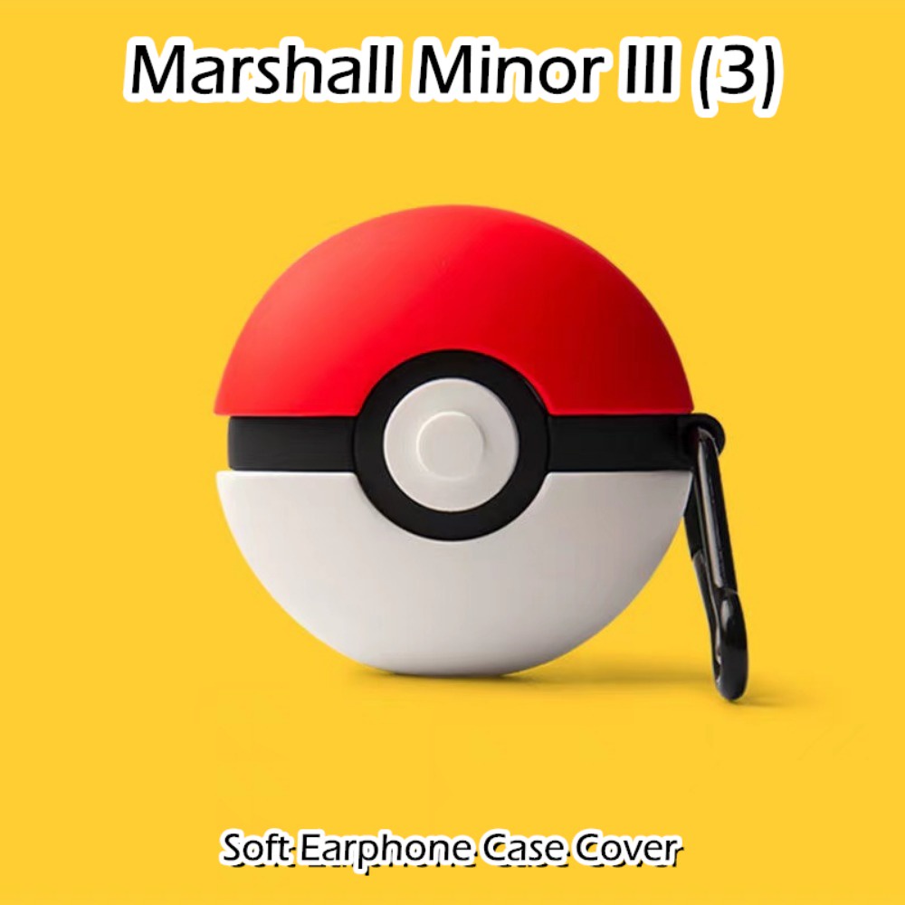 【潮流正面】適用於 Marshall Minor III (3) Case 趣味卡通軟矽膠耳機套外殼保護套