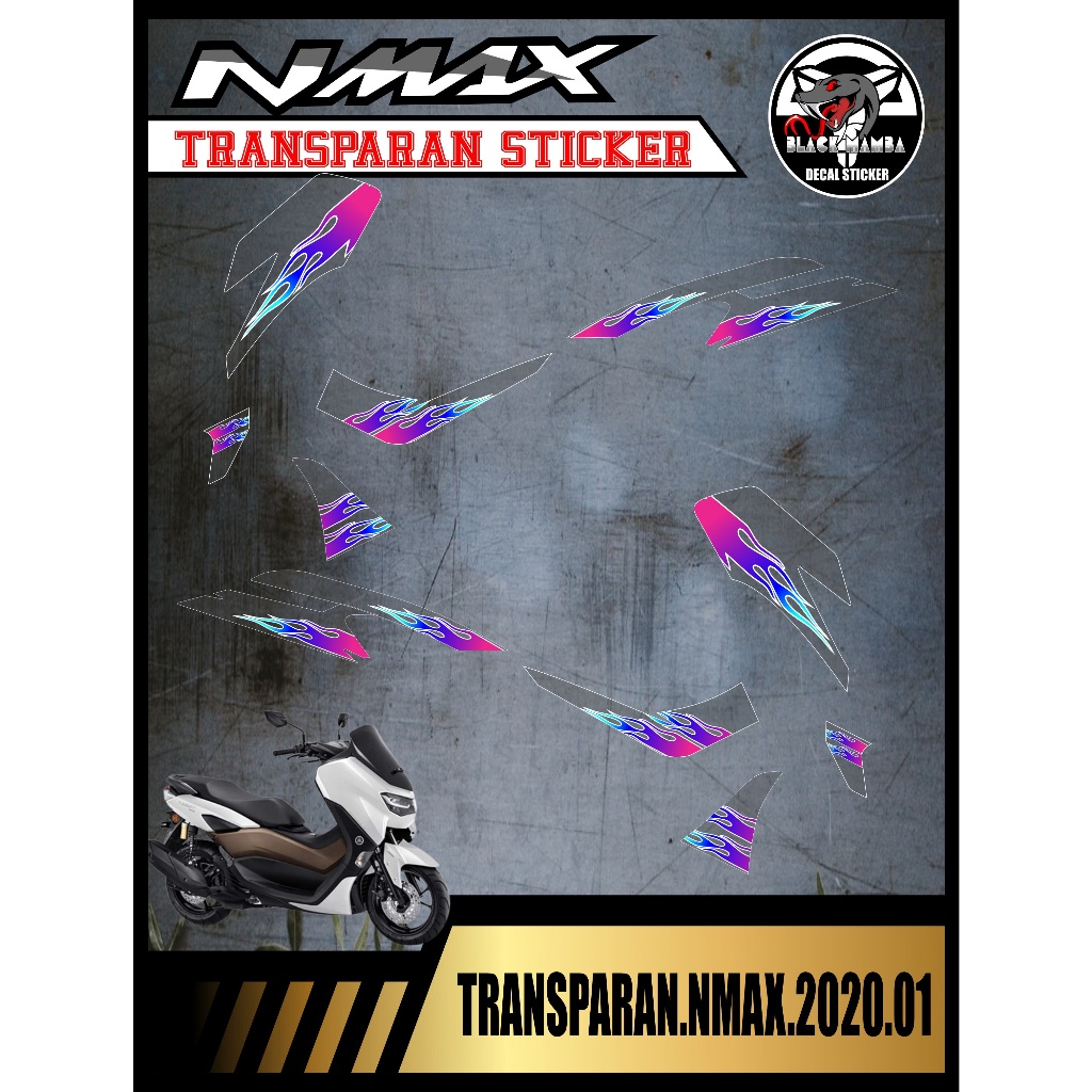 透明條 NMAX 2020 透明變化 NMAX 2020 代碼 01