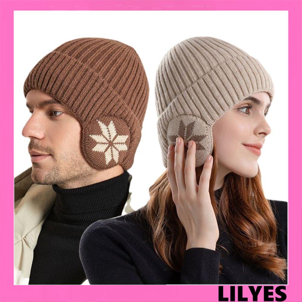 Lilyes 護耳羊毛帽,針織 Benines 耳罩
