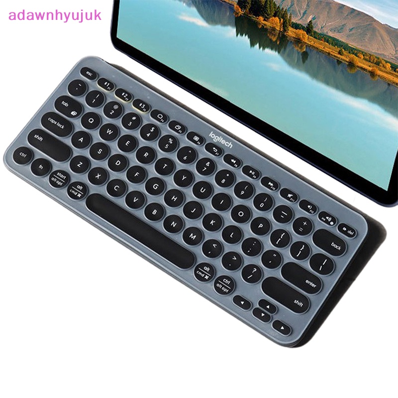 Adawnhyujuk 無線鍵盤保護套適用於羅技 K380 無線彩色美國軟矽膠 VN