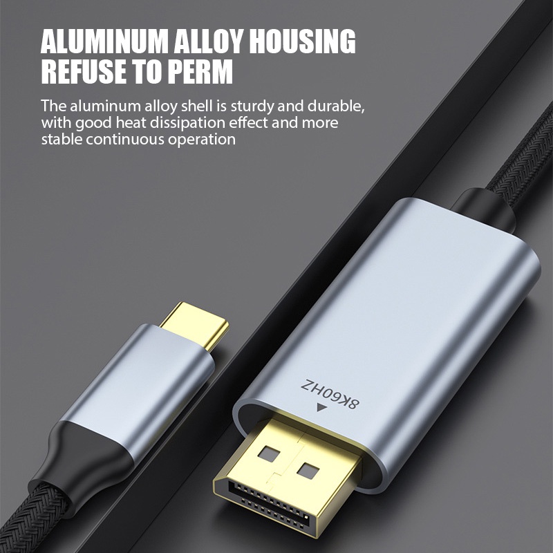 SAMSUNG Usb C 轉 Displayport 電纜 8K C 型轉 DP 1.4 電纜 8K 60Hz 4K