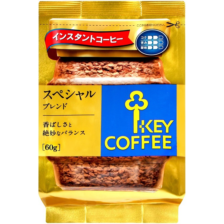KEY COFFEE 特級即溶咖啡袋裝(60g/袋)[大買家]