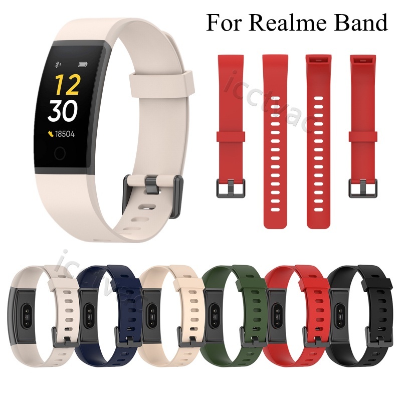 適用Realme Band的替換腕帶 realme band真我手環矽膠錶帶