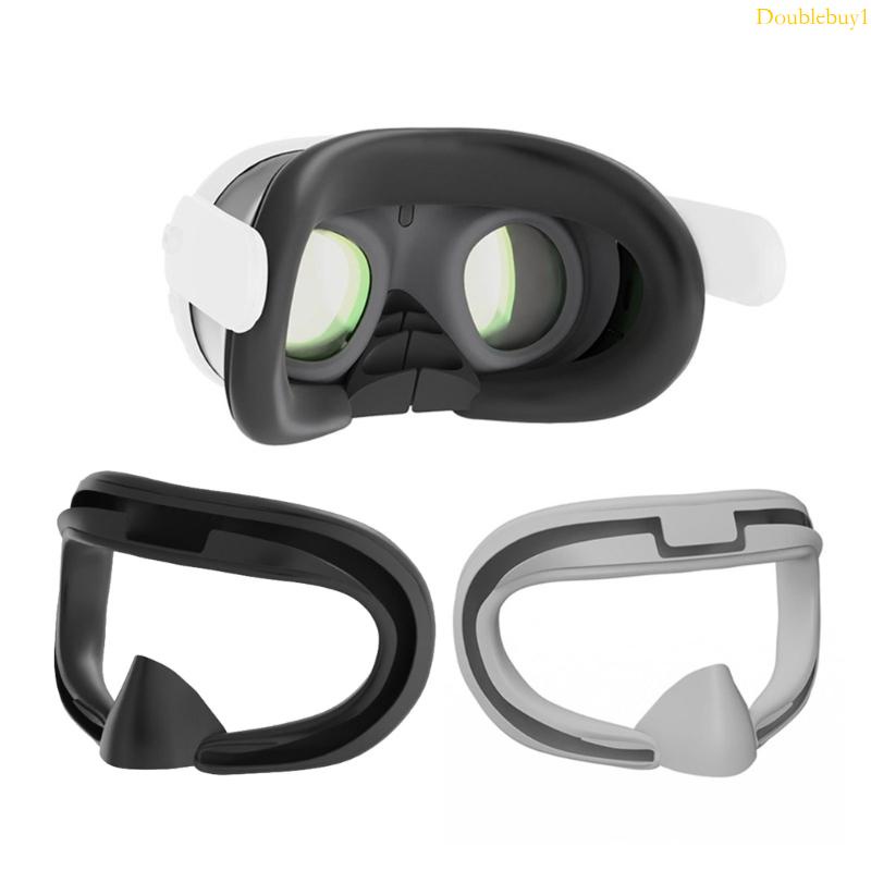適用於 Meta Quest 3 VR 耳機的 DOU 柔軟舒適的 VR 矽膠面罩