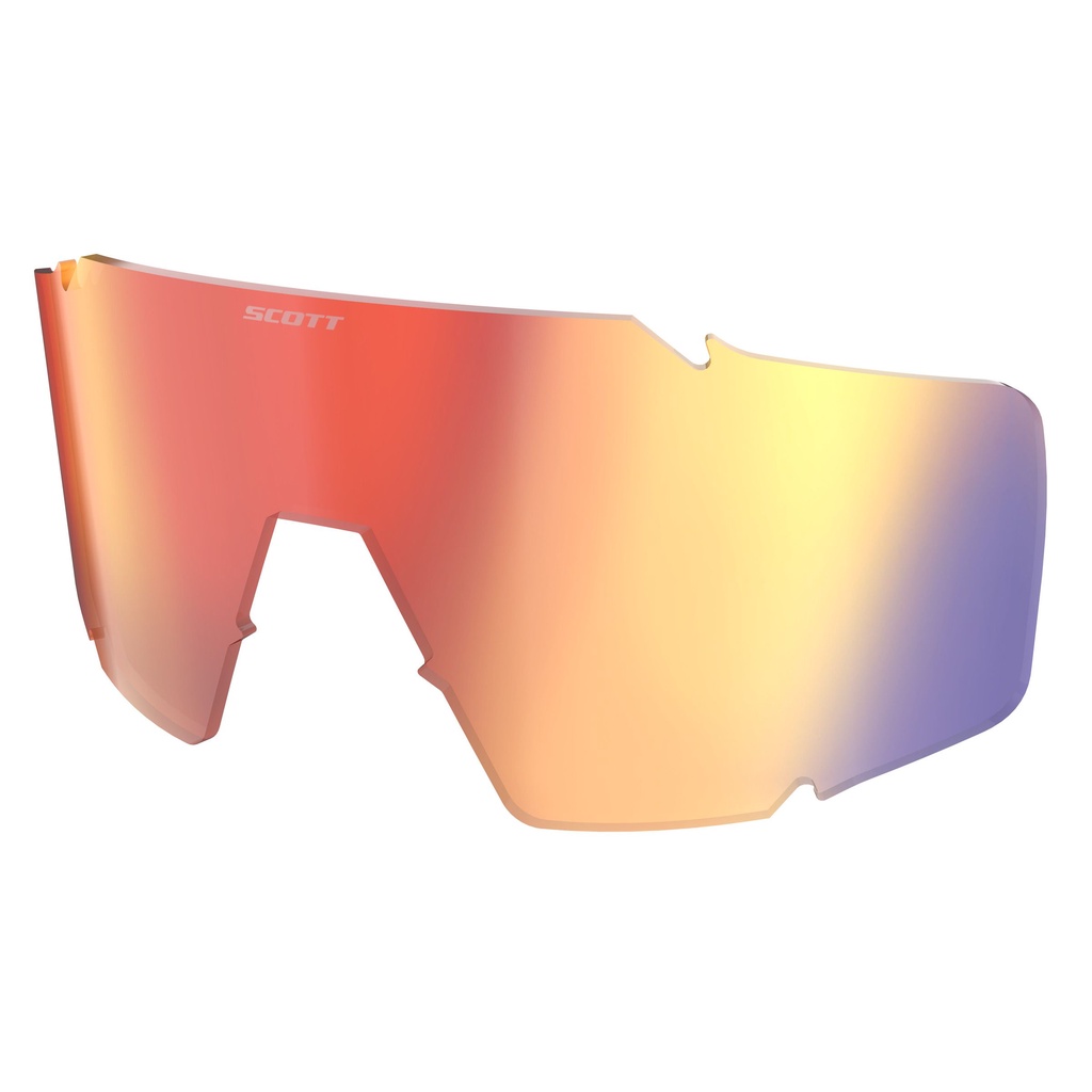SCOTT SHIELD 神盾太陽眼鏡鍍膜鏡片(小臉用鏡片)-紅色鍍膜鏡片