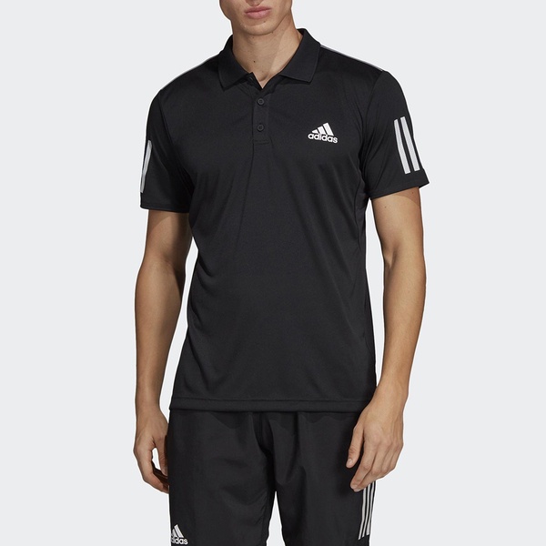 Adidas Club 3STR Polo DU0848 男 Polo衫 短袖 運動 網球 休閒 吸濕排汗 舒適 黑