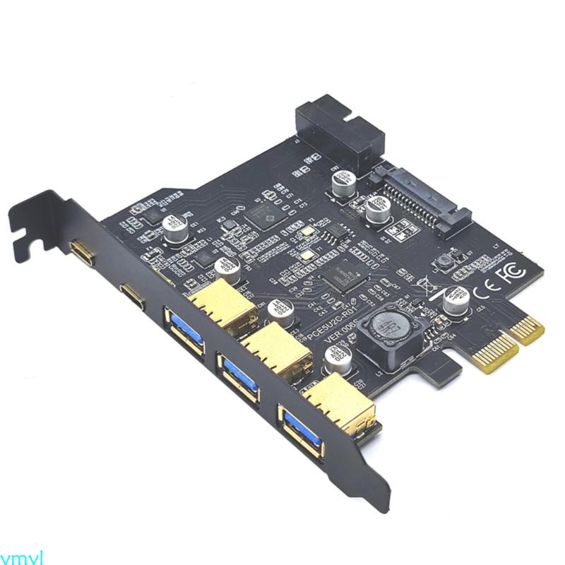 Ymyl Type C USB 3 2 Gen2 PCIE 卡集線器 USB 3 0 PCI Express 板 PCI