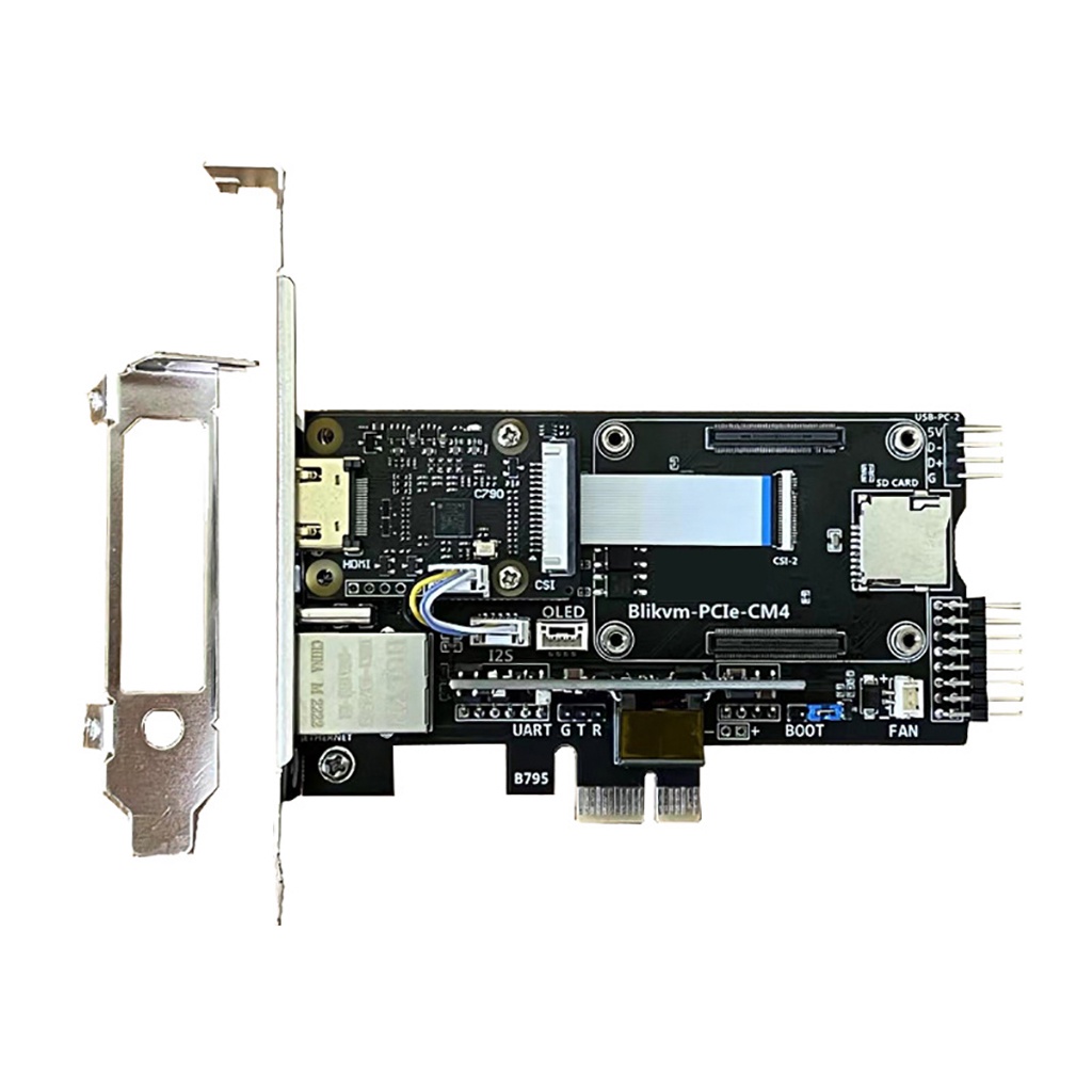 Jmt BLiKVM PCIe “KVM over IP” 用於 Raspberry Pi RPi CM4 遠程控制 O