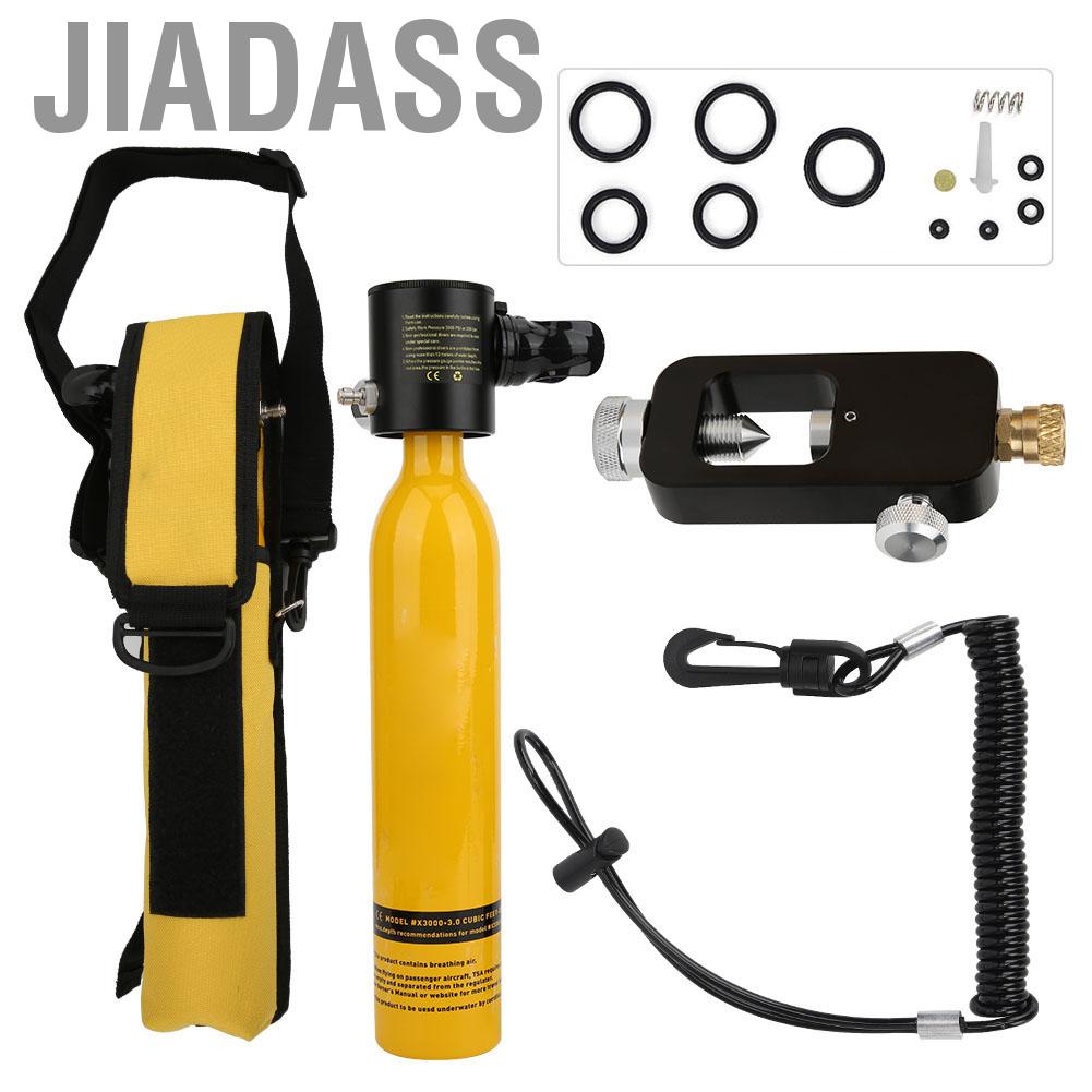 Jiadass 便攜式 0.5L 水肺潛水設備氧氣瓶氣缸循環呼吸器水下應急