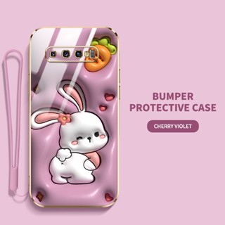 SAMSUNG YBD 可愛動物圖案手機殼適用於三星 Galaxy S8 Plus S8+ S9 Plus S9+ S1
