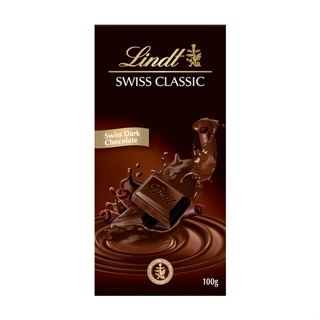 瑞士蓮 經典黑巧克力(100g/片)[大買家]