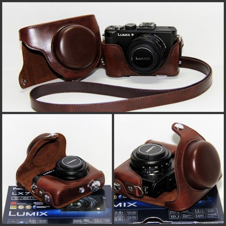 保護套攝影包松下復古LX7 LX3皮套    斜背包斜挎LX5  LX7相機包