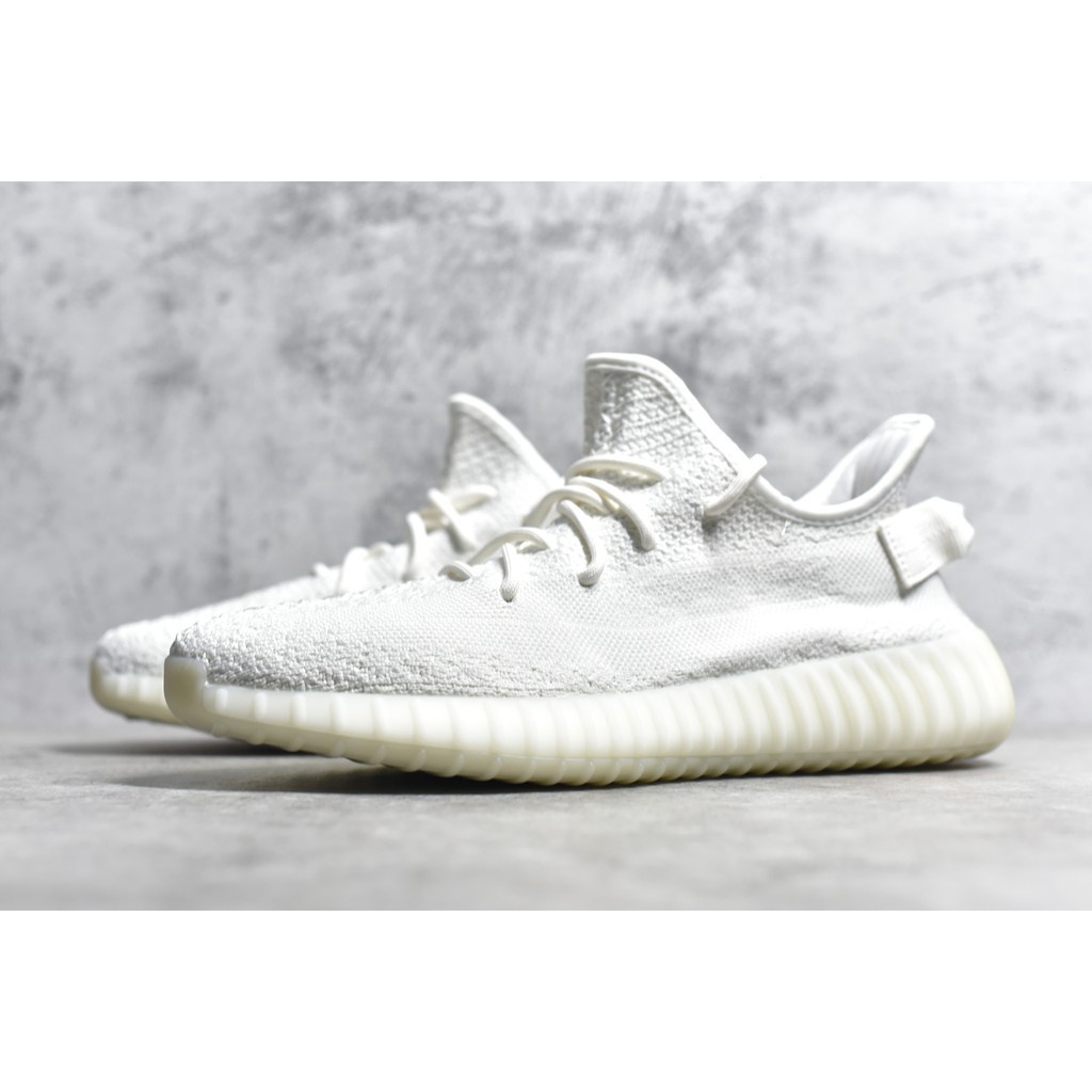 新款頂級 (現貨) Yeezy Boost 350 V2奶油白色時尚男女透氣網眼運動鞋跑鞋