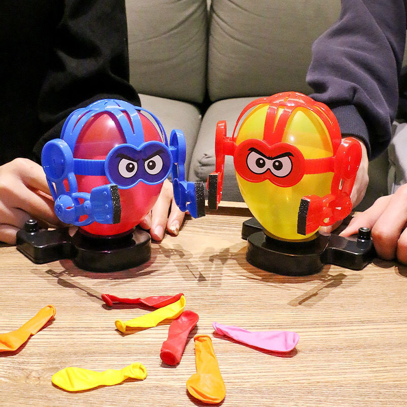 【小木木—桌遊】網紅雙人pk對戰氣球機器人桌面遊戲玩具親子互動開發兒童智力訓練兒童益智玩具 益智桌遊