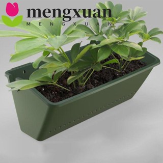 MENGXUAN花盆,塑膠壁掛種植箱,盆景工具綠色垂直種子容器蔬菜