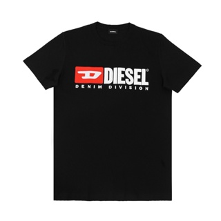 Diesel 男士印花休閒棉質 T 恤,圓領短袖