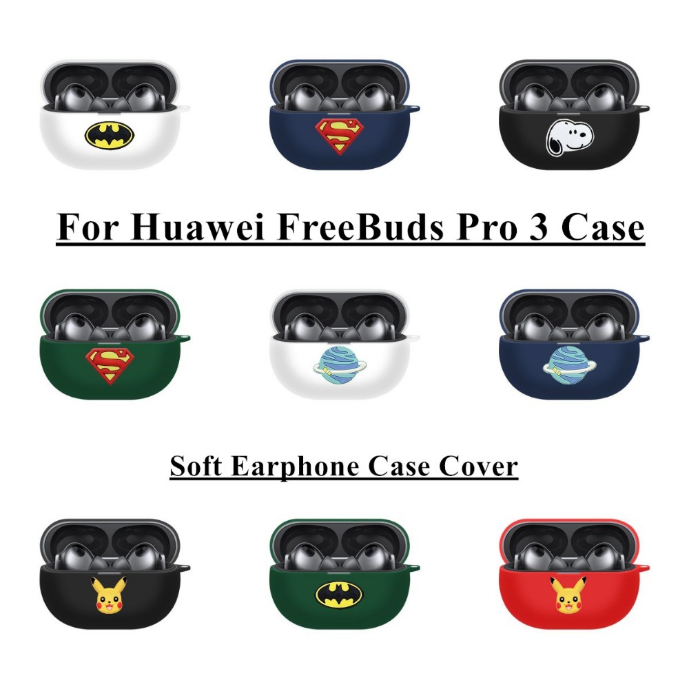 [有貨]適用於華為 Freebuds Pro 3 保護套卡通創意圖案適用於華為 FreeBuds Pro 3 保護套軟耳