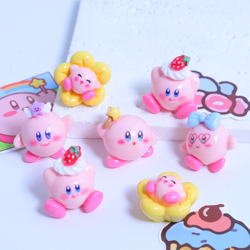 Jibbitz Charms Kirby Crocs Diy 鞋子裝飾吊飾 Diy 配飾 Diy 手機殼 Diy 裝飾搭