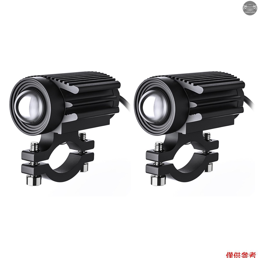 摩托車 LED 駕駛霧燈 60W 白色和琥珀色 LED 吊艙投影機燈聚光燈替換件適用於吉普摩托車拖拉機卡車 ATV UT