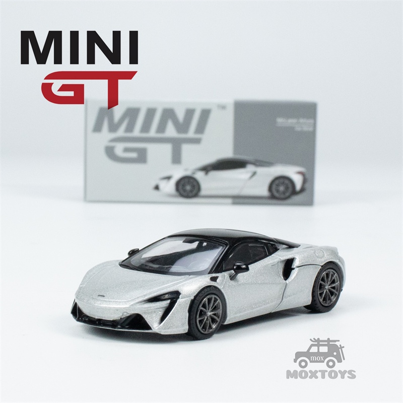 Mini GT 1:64 McLaren Artura 冰銀壓鑄模型車