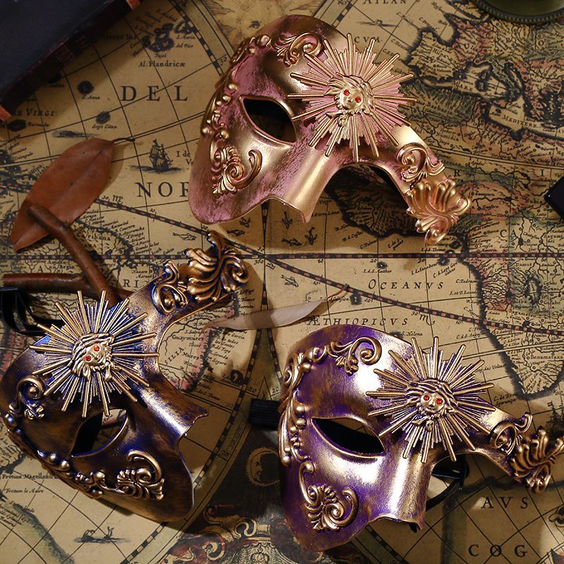 威尼斯 復古 歌劇魅影 派對 歐式 面具 豪華 化妝 舞會 面具 狂歡節 復活節