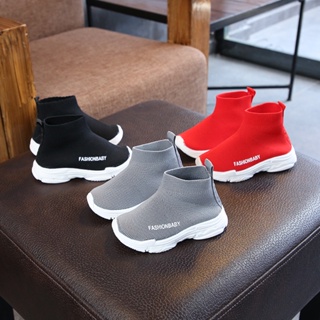 新款韓版兒童襪子鞋 男童女童透氣網面運動鞋