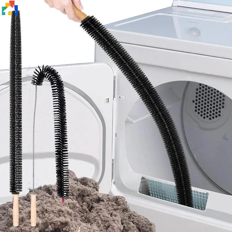 1 件裝散熱器清潔刷烘乾機刷管疏通刷便攜式烘乾機洗衣機刷清潔工具