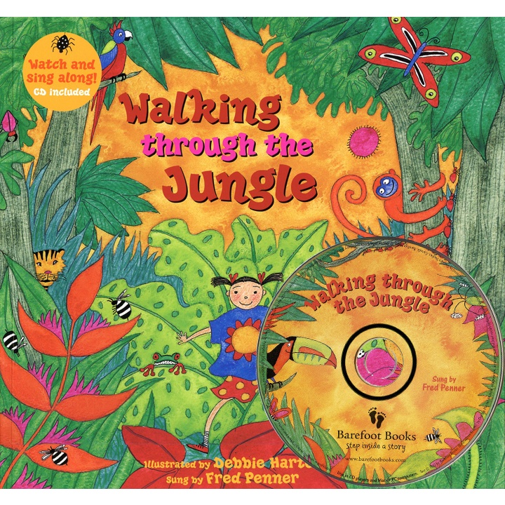 Walking Through the Jungle (1平裝+1 CD)(韓國JY Books版) Saypen Edition 廖彩杏老師推薦有聲書第21週/Debbie Harter【禮筑外文書店】