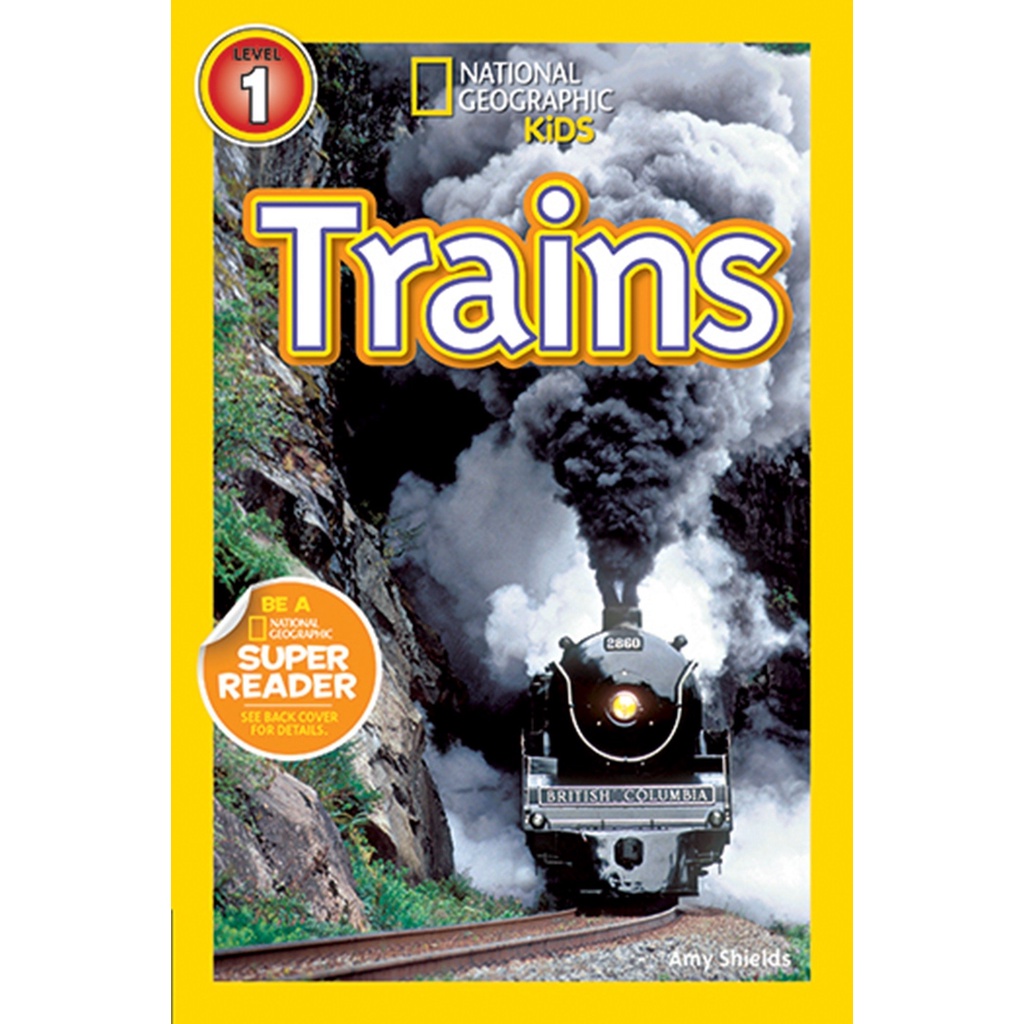 National Geographic Readers: Trains/Amy Shields【禮筑外文書店】