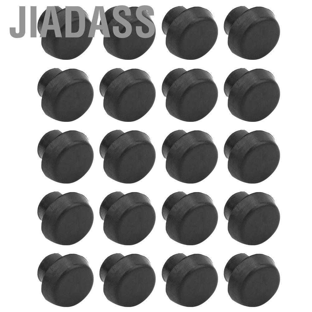 Jiadass 20x 撞球底橡膠塞保護墊桿尾蓋 SP