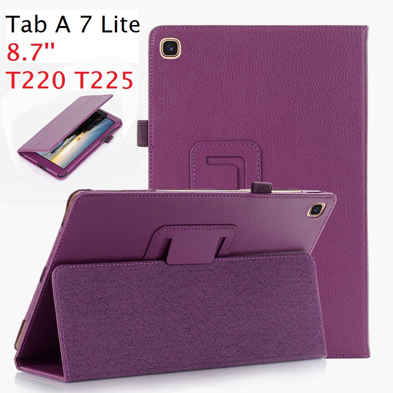 SAMSUNG A7 Lite 8.7 T220 保護套支架 Coque 適用於三星 Galaxy Tab A7 Lit
