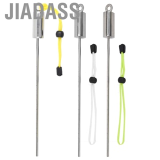 Jiadass 30 公分潛水龍蝦棒指針水下振動器噪音產生器帶刻度不銹鋼水肺掛繩