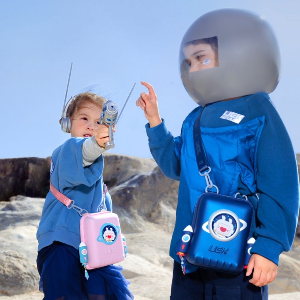 UEK火箭超萌背包1-6嵗寶寶小書包幼兒園男女雙肩背包兒童節禮物