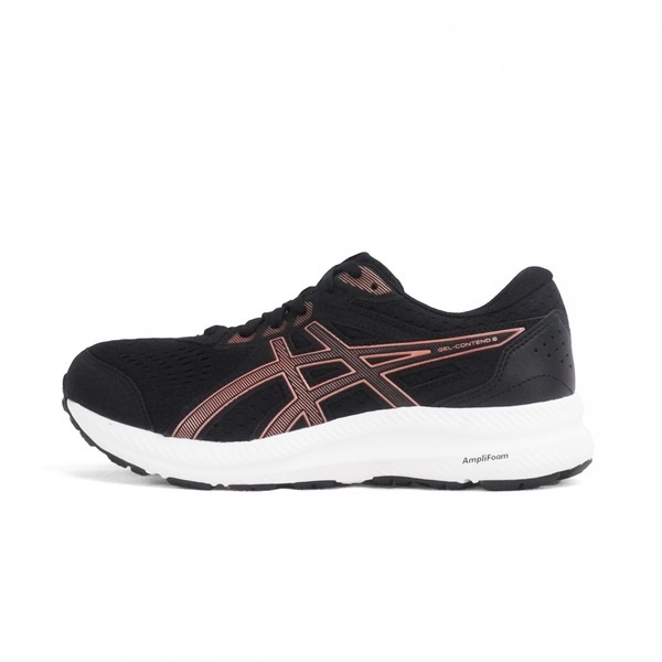 Asics GEL-Contend 8 D 女 慢跑鞋 寬楦 路跑 基本款 緩震 黑 [1012B561-002]