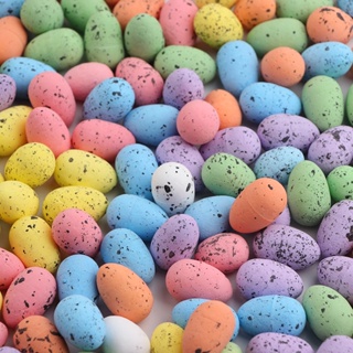 仿真鴿子蛋 鳥蛋彩色泡沫蛋DIY花環裝飾斑點鴿子蛋 復活節彩蛋