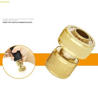 Weroyal G3 4 螺紋黃銅快速接頭花園水連接配件洗車管軟管高壓清洗機配件